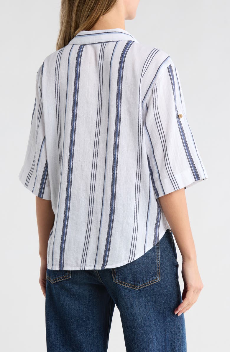 beachlunchlounge Murphy Button Up Shirt, Alternate, color, Glacier