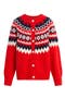  Red Fairisle