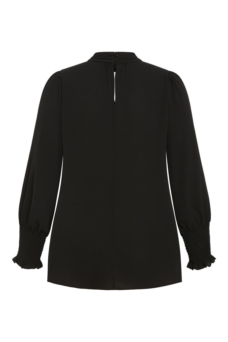 Iris Keyhole Top, Alternate, color, BLACK