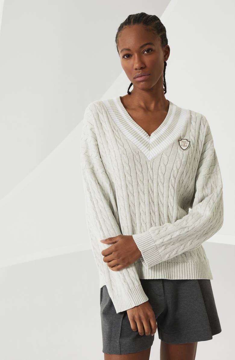 Brunello Cucinelli Sweater with logo, Alternate, color,