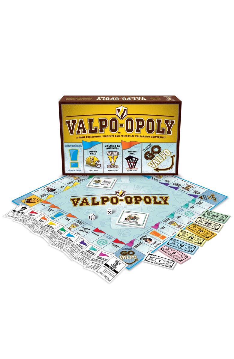 Late for the Sky Valpoopoly Monopoly Board Game, Alternate, color, Multicolored