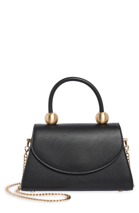 Siren Faux Leather Top Handle Bag