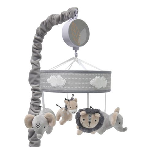 Jungle Safari Elephant/Lion/Giraffe Musical Baby Crib Mobile Toy