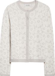 Marimekko Etevyys Keidas Floral Cotton Cardigan