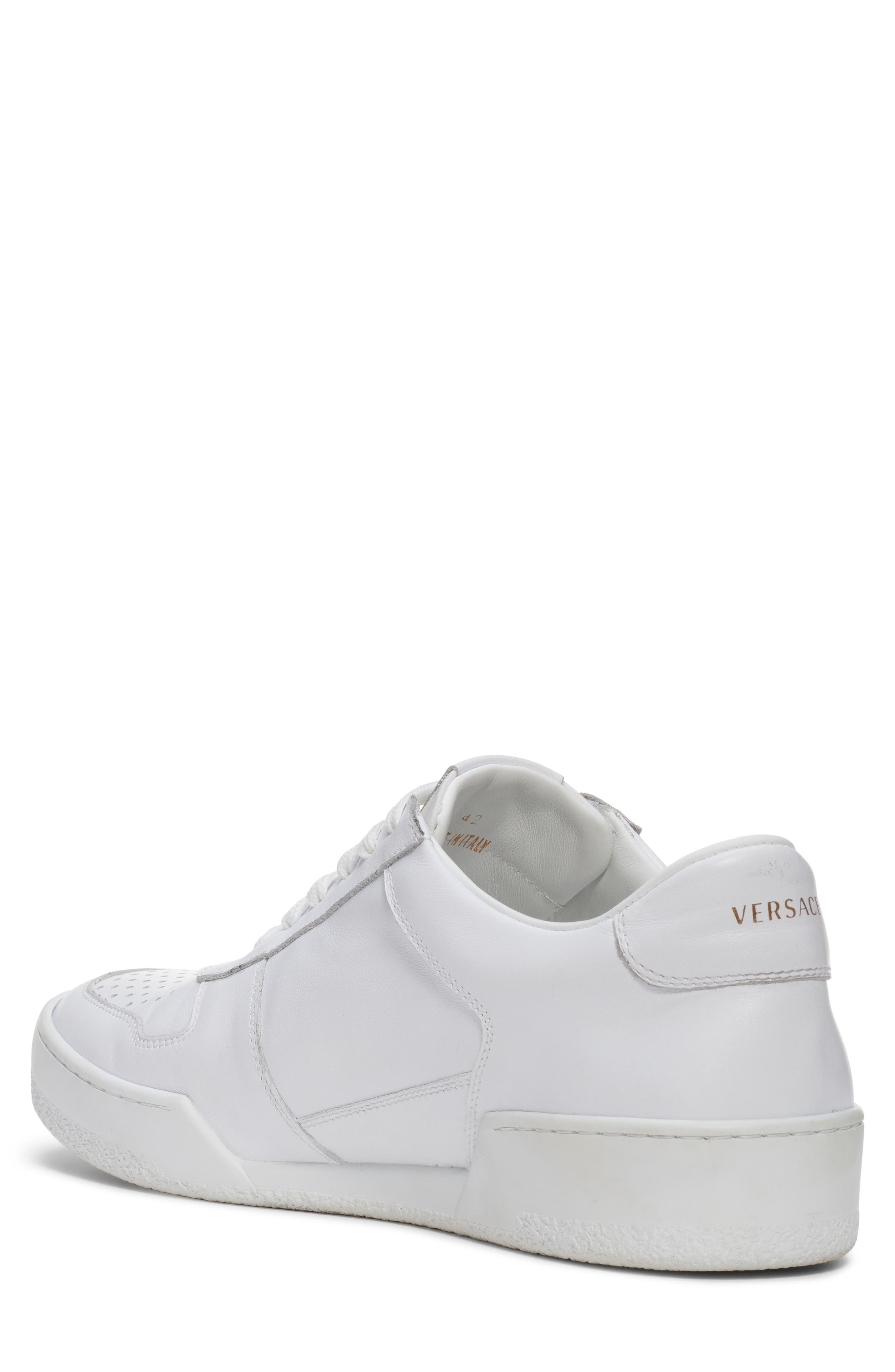 Versace Logo Sneaker, Alternate, color, 