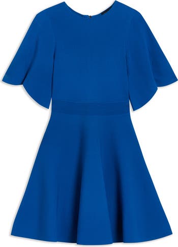 Olivia Rib Fit & Flare Dress