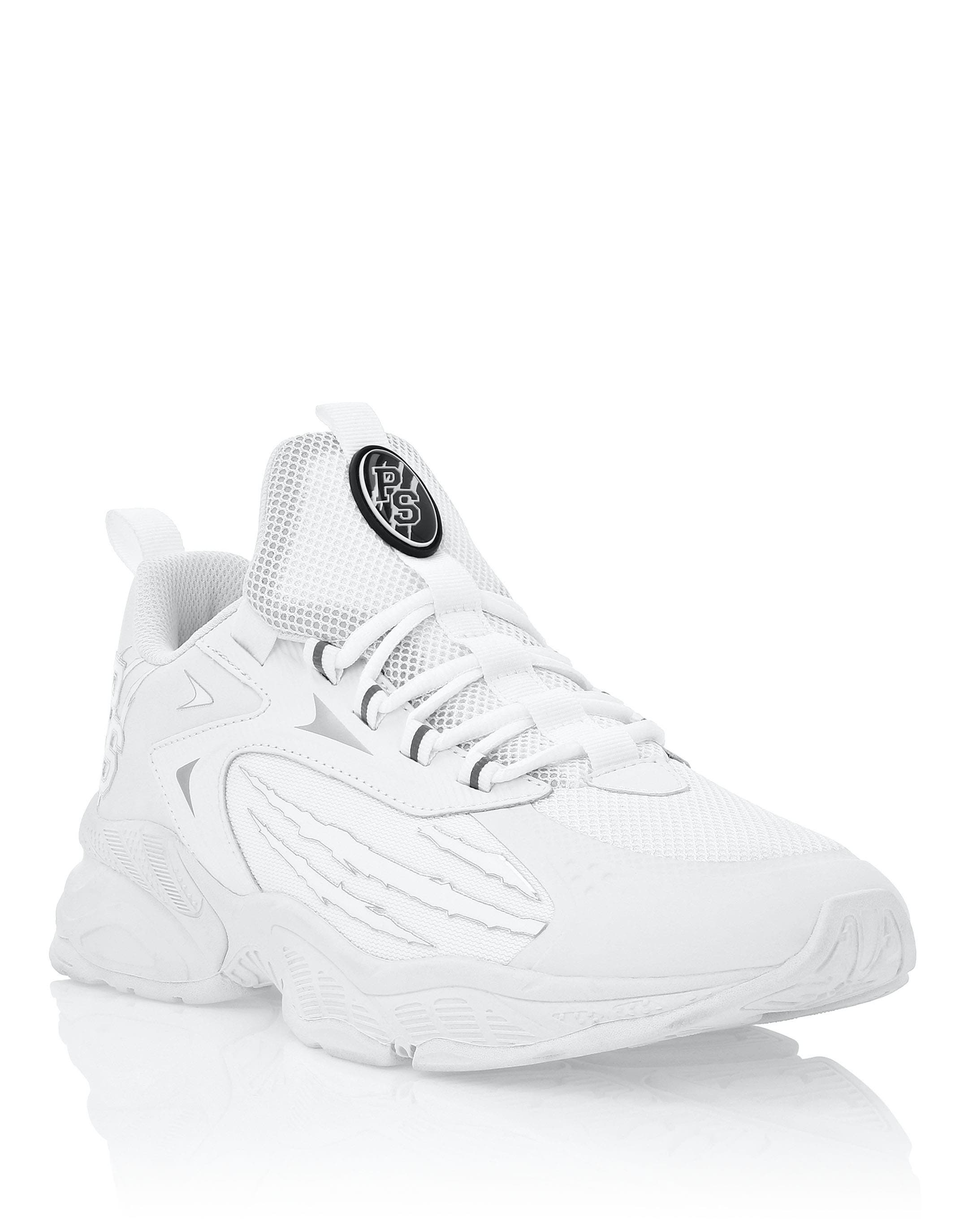 Lo-Top Sneakers Tiger Scratch Unisex, Alternate, color, white/white