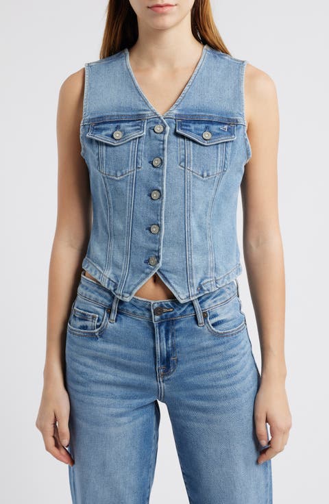 Fitted Denim Vest
