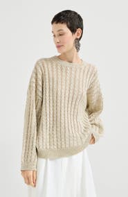 Brunello Cucinelli Dazzling Cable sweater