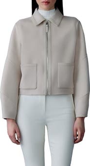 Mackage Solana Wool & Leather Jacket