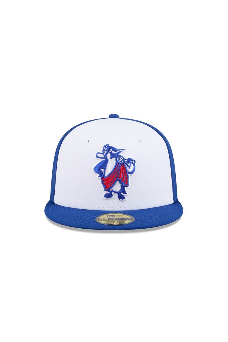 Men's New Era  Blue Rome Emperors Theme Nights 59FIFTY Fitted Hat, Alternate, color, Blue