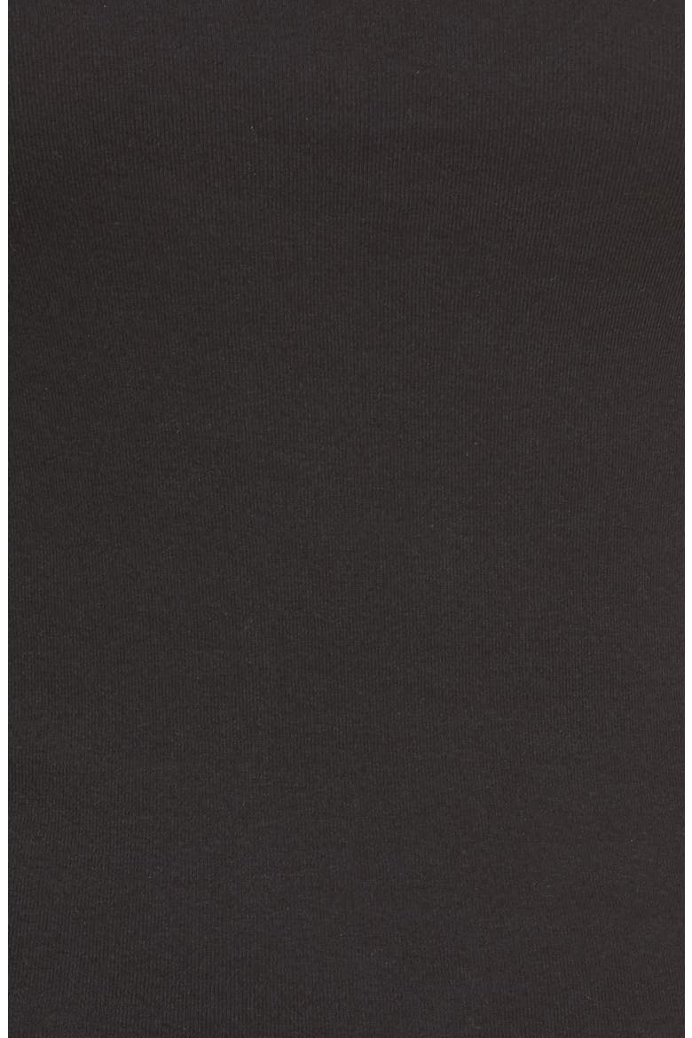 'Melody' Long Sleeve Scoop Neck Tee, Alternate, color, BLACK