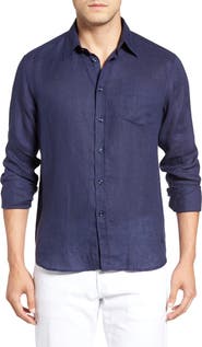 Vilebrequin Men's Linen Solid Shirt