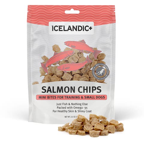 Mini Fish Chips Salmon 2.5oz Dog Treats