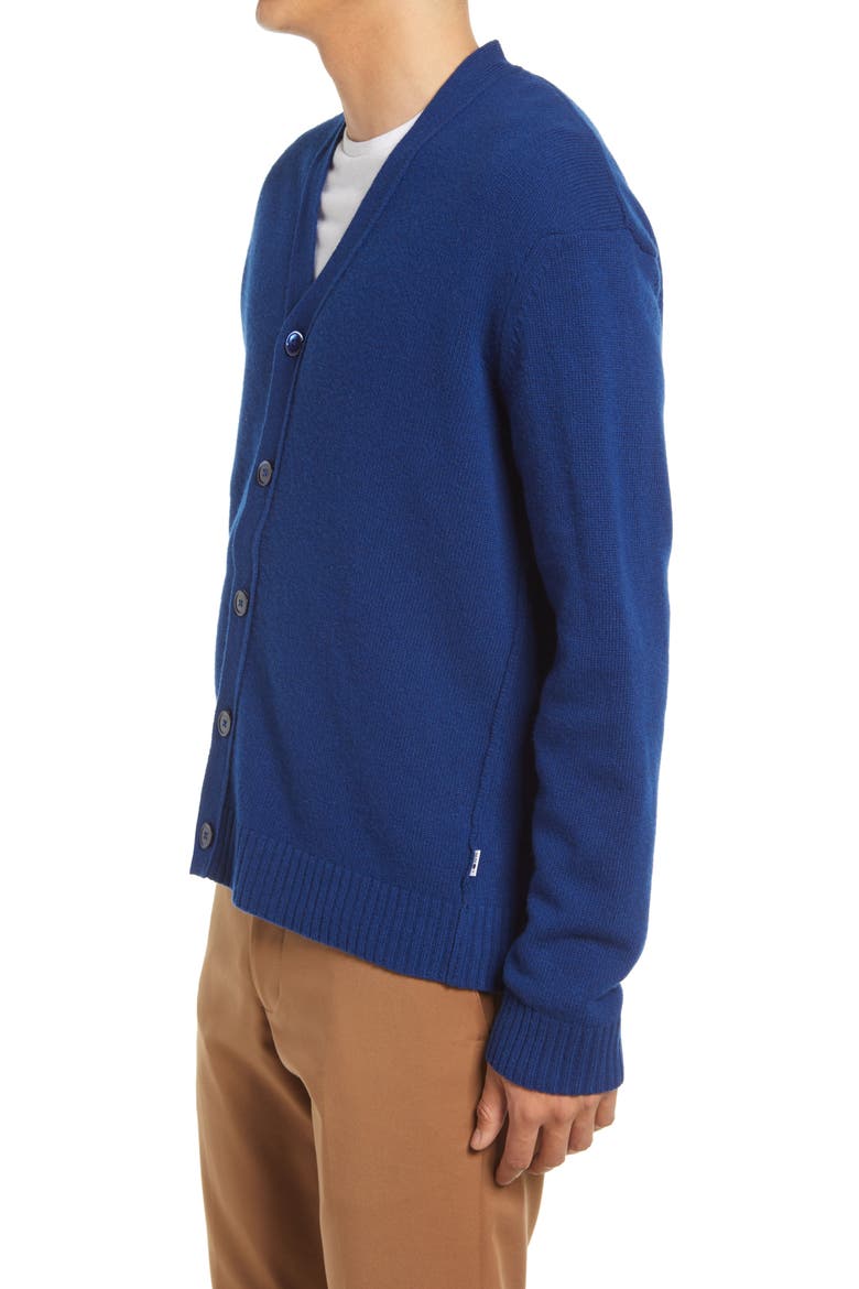 Bjørn 6333 Slim Fit V-Neck Cardigan, Alternate, color, COBALT BLUE