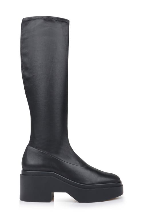 Clergerie Nova Knee High Platform Boot In Black