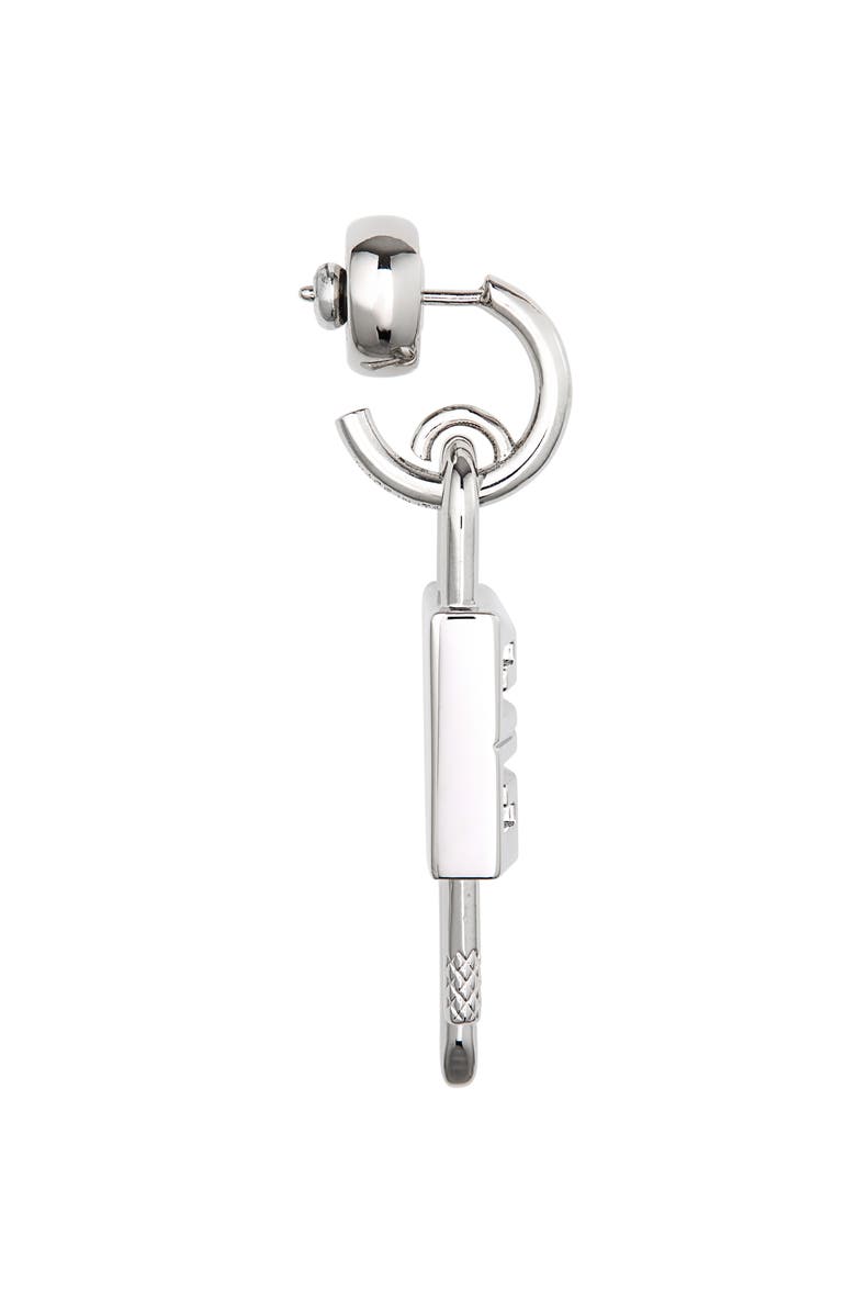 Givenchy Men's Lock Hoop Earring, Alternate, color, 