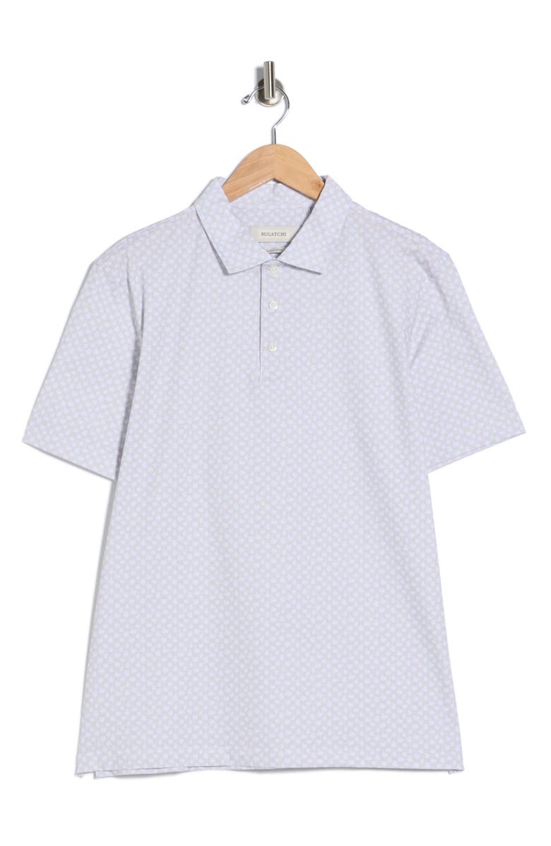 Bugatchi Stretch Cotton Knit Polo, Main, color, Sand