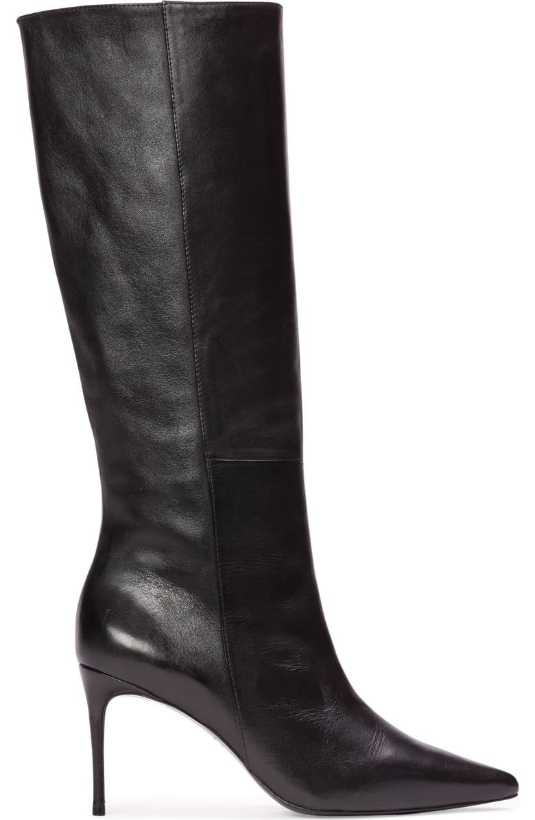 BLACK SUEDE STUDIO Kath 80 Boot, Main, color, Black Leather