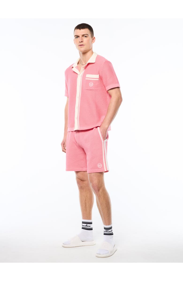 Sergio Tacchini Fratelli Crochet Cabana Polo, Alternate, color, Geranium Pink