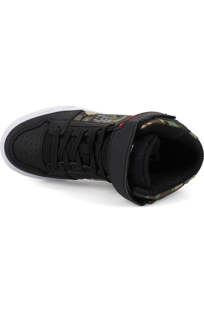 DC Shoes Kids' Pure HI High Top Sneaker, Alternate, color, Black Camo