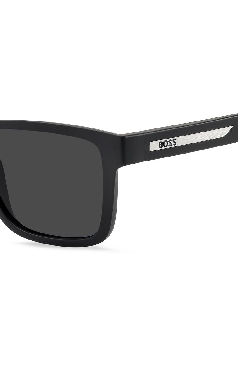 BOSS 56mm Sunglasses, Alternate, color, Black/ Grey