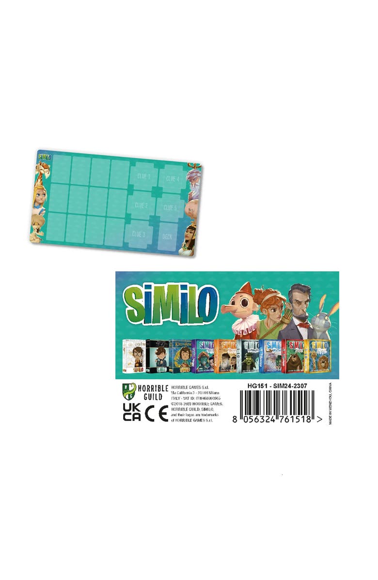 Horrible Guild Similo Player Mat Accessory For Similo Card Game, 24 X 13.75 Inches, Alternate, color, Multicolored