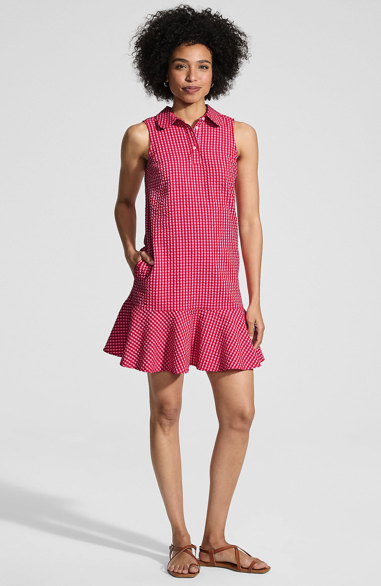 Seersucker Tennis Dress - image 3