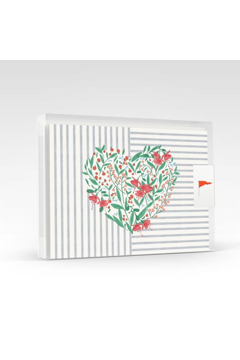 Floral Heart Greeting Card Pack Set, Main, color, Multi-Pack