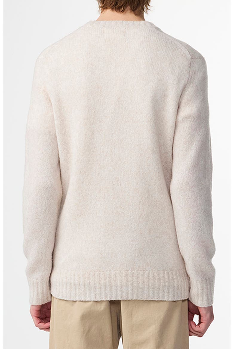 Lee 6598 Wool Blend Crewneck Sweater, Alternate, color, IVORY