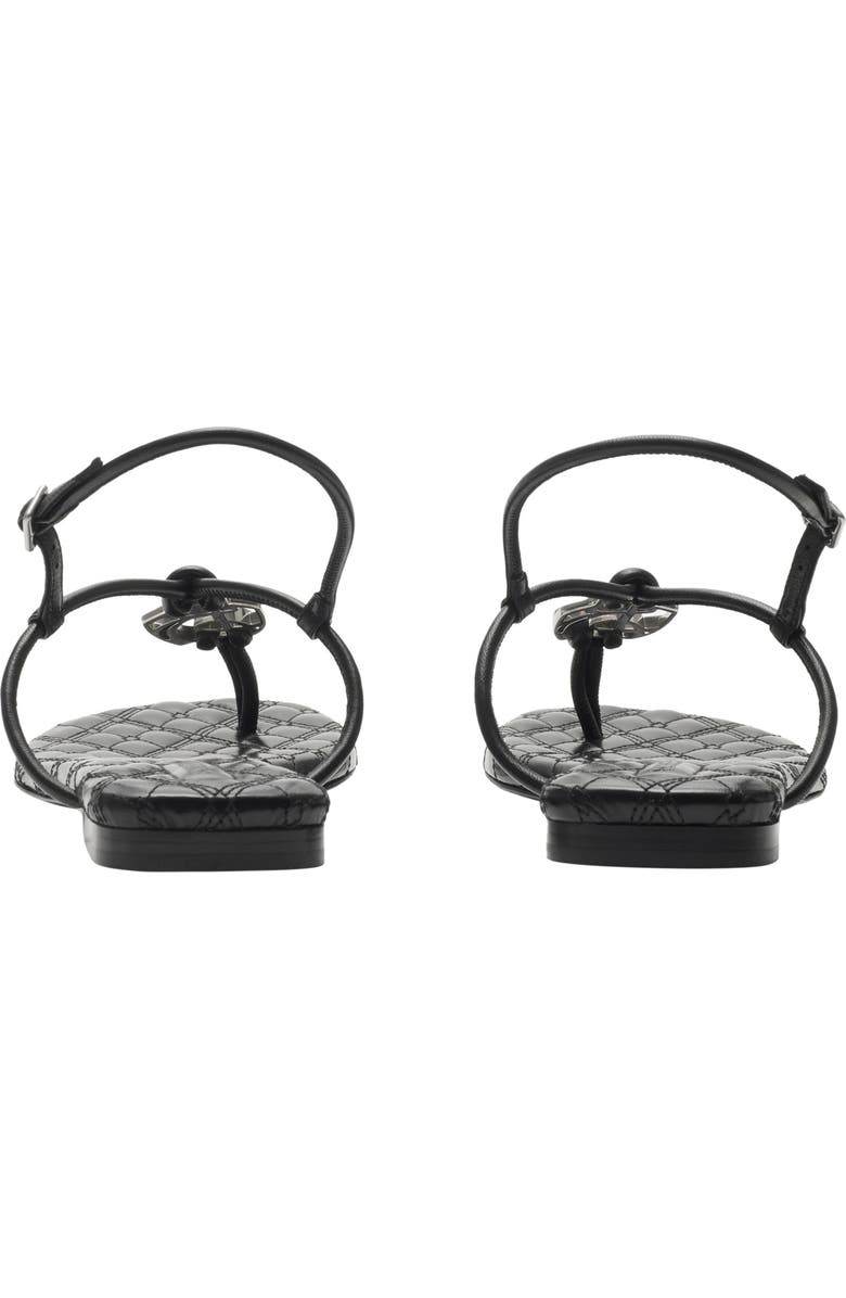 Burberry Leather Ronda Low Sandals, Alternate, color,