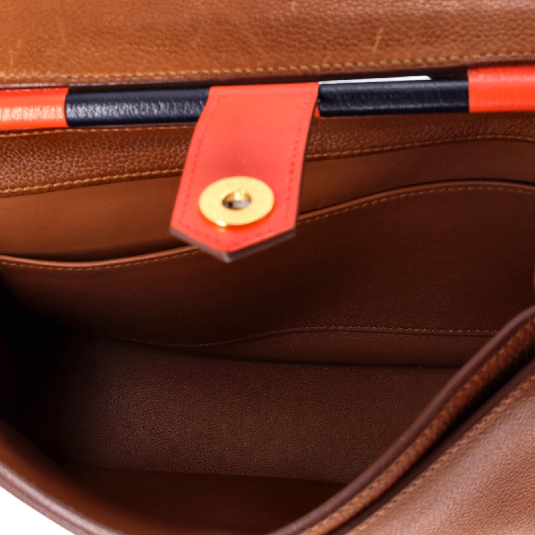 Pre-Owned Hermes Saut Bag Barenia Faubourg 25, Alternate, color, Fauve