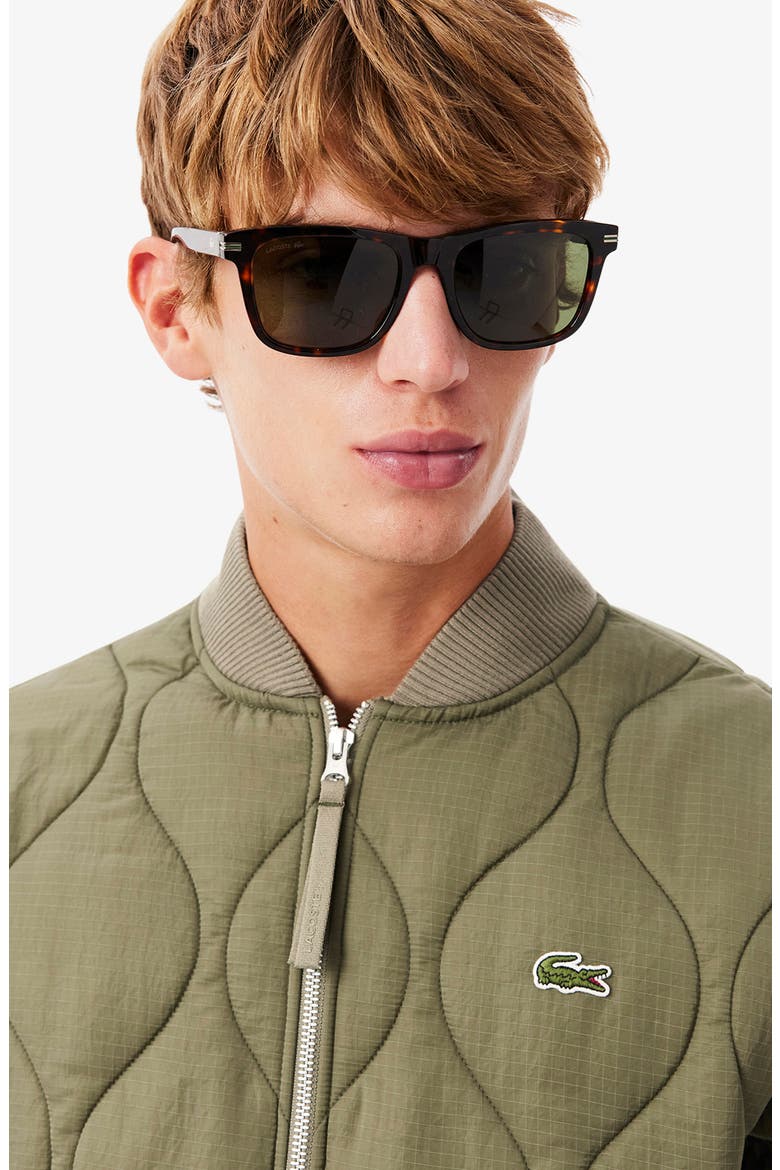 Water Repellent Quilted Bomber Jacket, Alternate, color, KHAKI