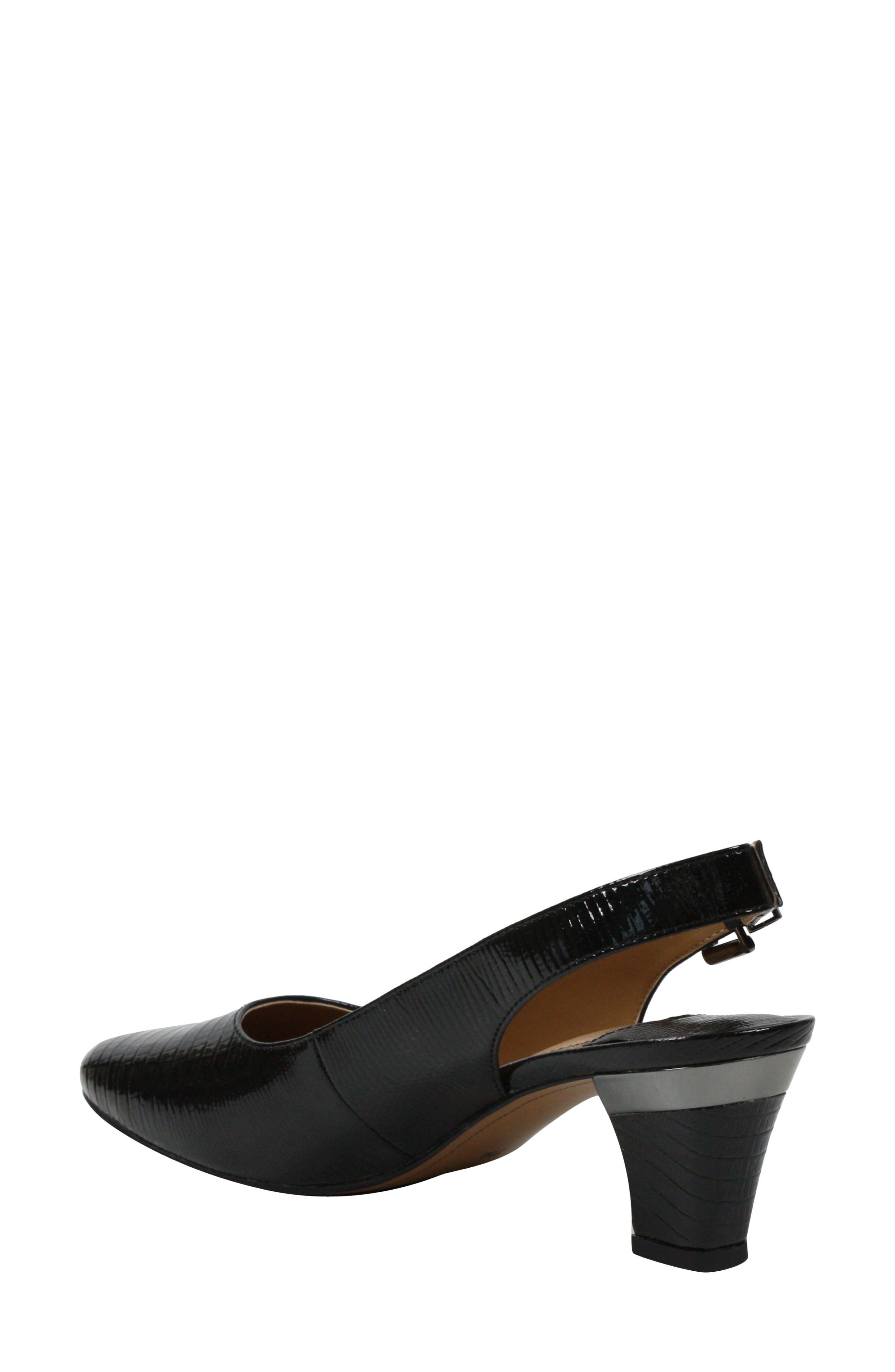 J. Reneé Malree Slingback Pump, Alternate, color, Black