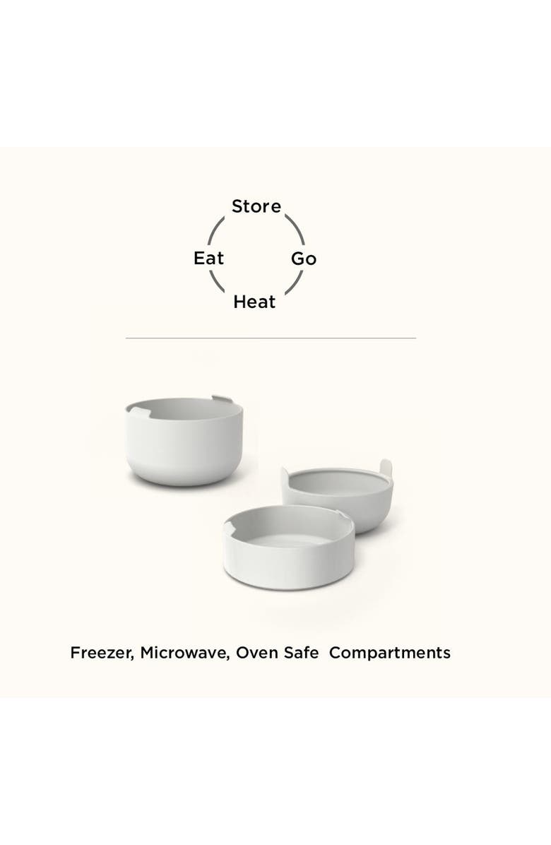 EKOBO Lunch Set with heat-safe insert, Alternate, color, Smoke