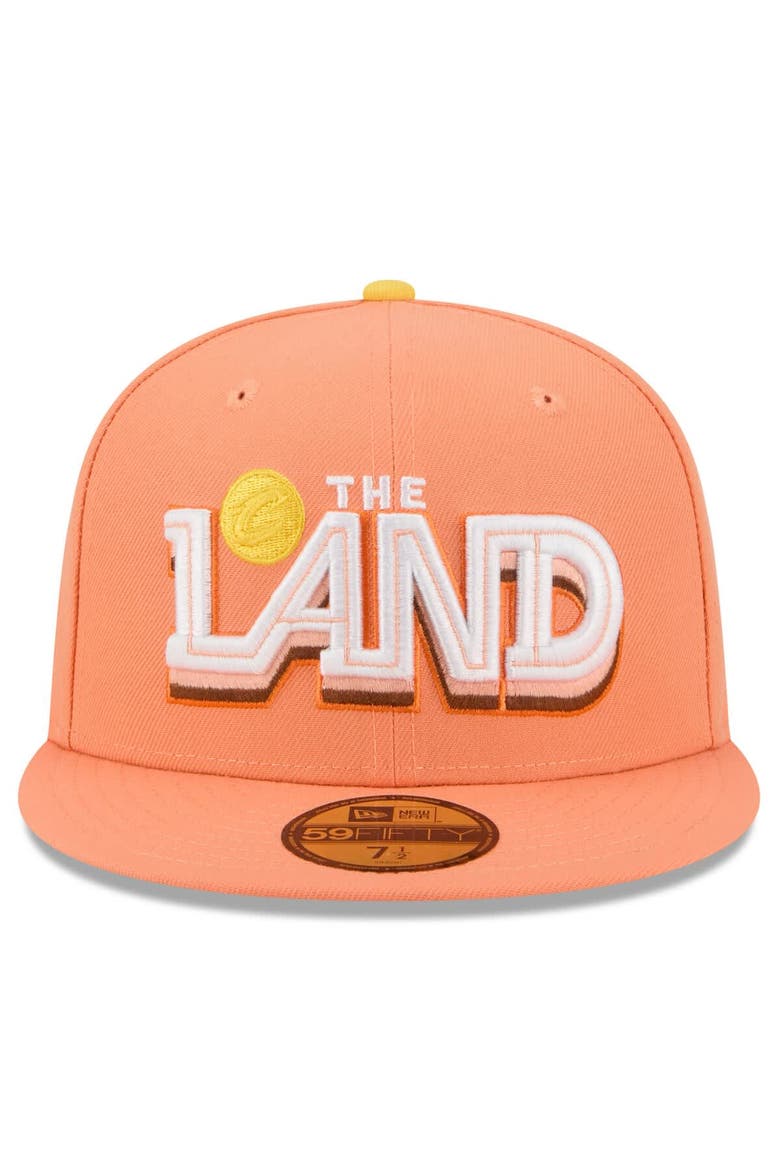Men's New Era Orange Cleveland Cavaliers 2025/26 City Edition 59FIFTY Fitted Hat, Alternate, color, Orange