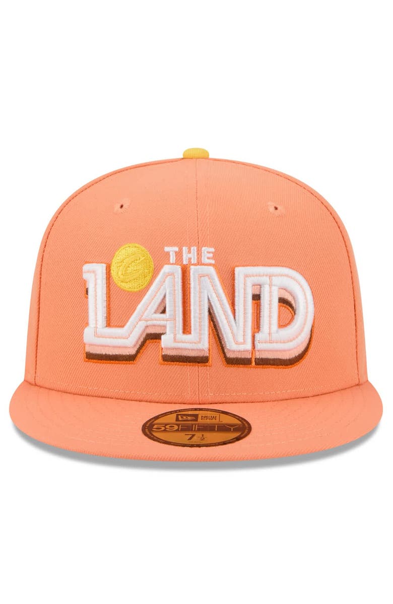 New Era Men's New Era Orange Cleveland Cavaliers 2025/26 City Edition 59FIFTY Fitted Hat, Alternate, color, Orange
