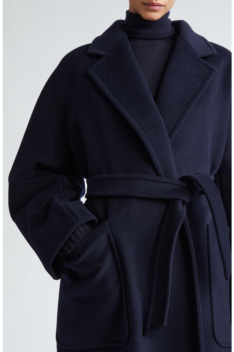 Locri Wool & Cashmere Belted Coat, Alternate, color, ULTRAMARINE