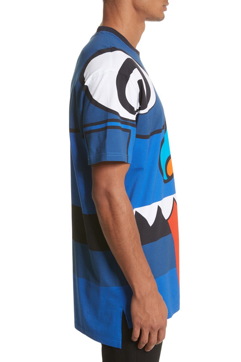 Totem Print T-Shirt, Alternate, color, BLUE