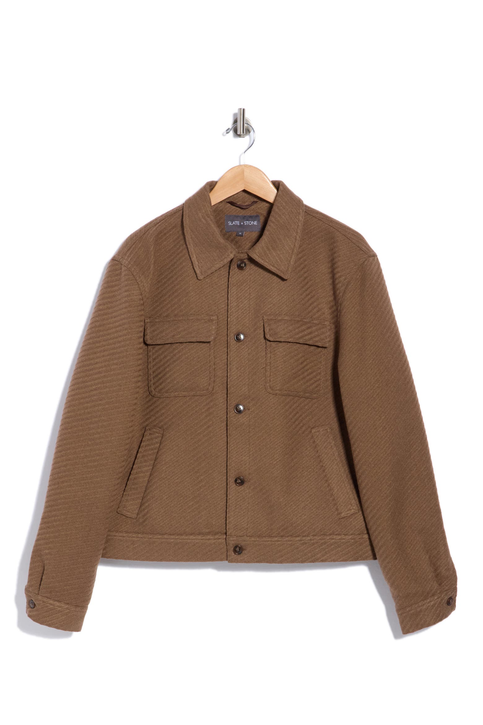 Stone Slates Rack Slate & Stone Striped Padded Shirt Jacket (Men) | Nordstromrack