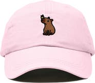 Dalix Capybara Embroidered Everyday Hat