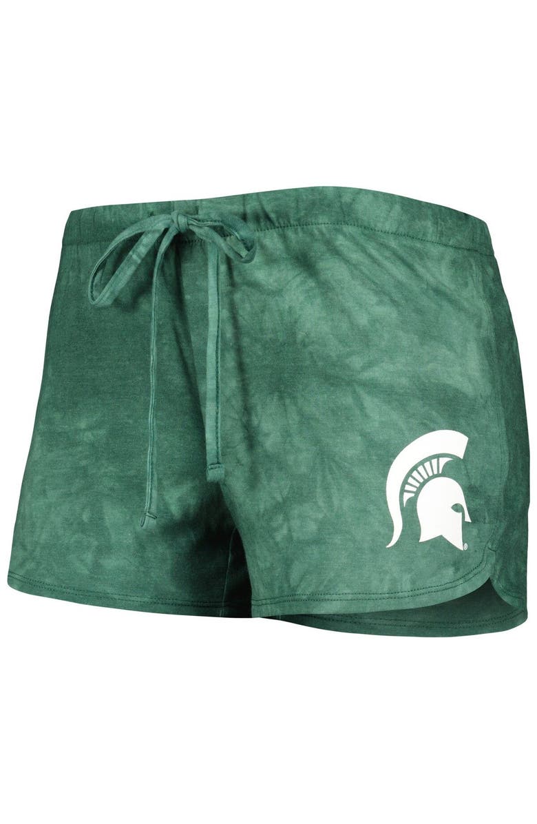 CONCEPTS SPORT Women's Concepts Sport Green Michigan State Spartans Billboard Tie-Dye Tank and Shorts Sleep Set, Alternate, color, Green