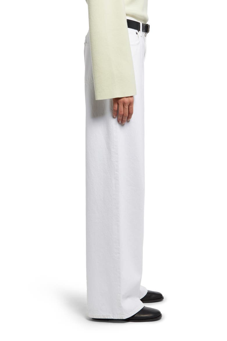 Egli Wide Leg Jeans, Alternate, color, WHITE