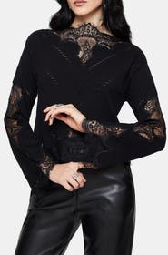 Disturbia Stormwoken Pointelle Knit Jumper