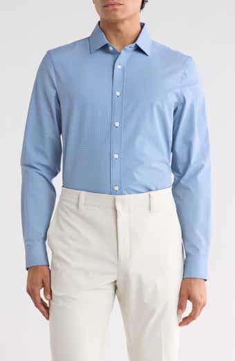 State of Mind Slim Fit Performance Button-Up Shirt