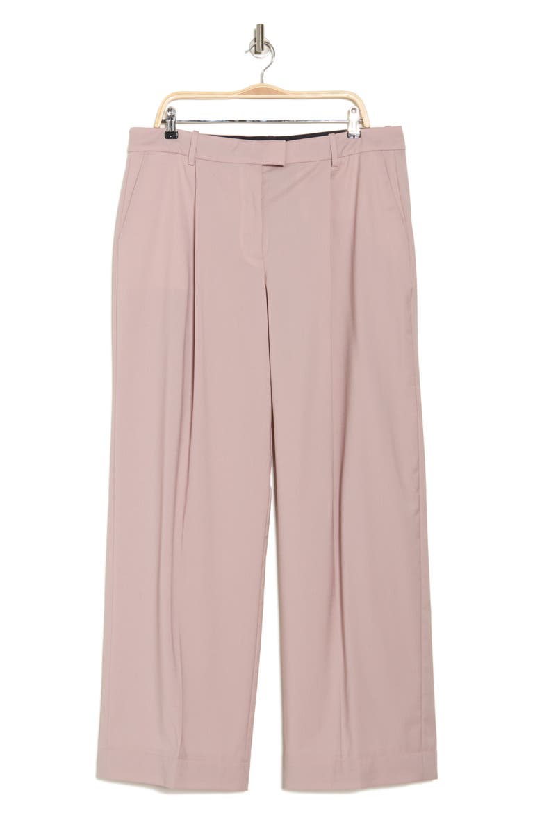 Traverse Wool Wide Leg Trousers, Alternate, color, LIGHT PINK