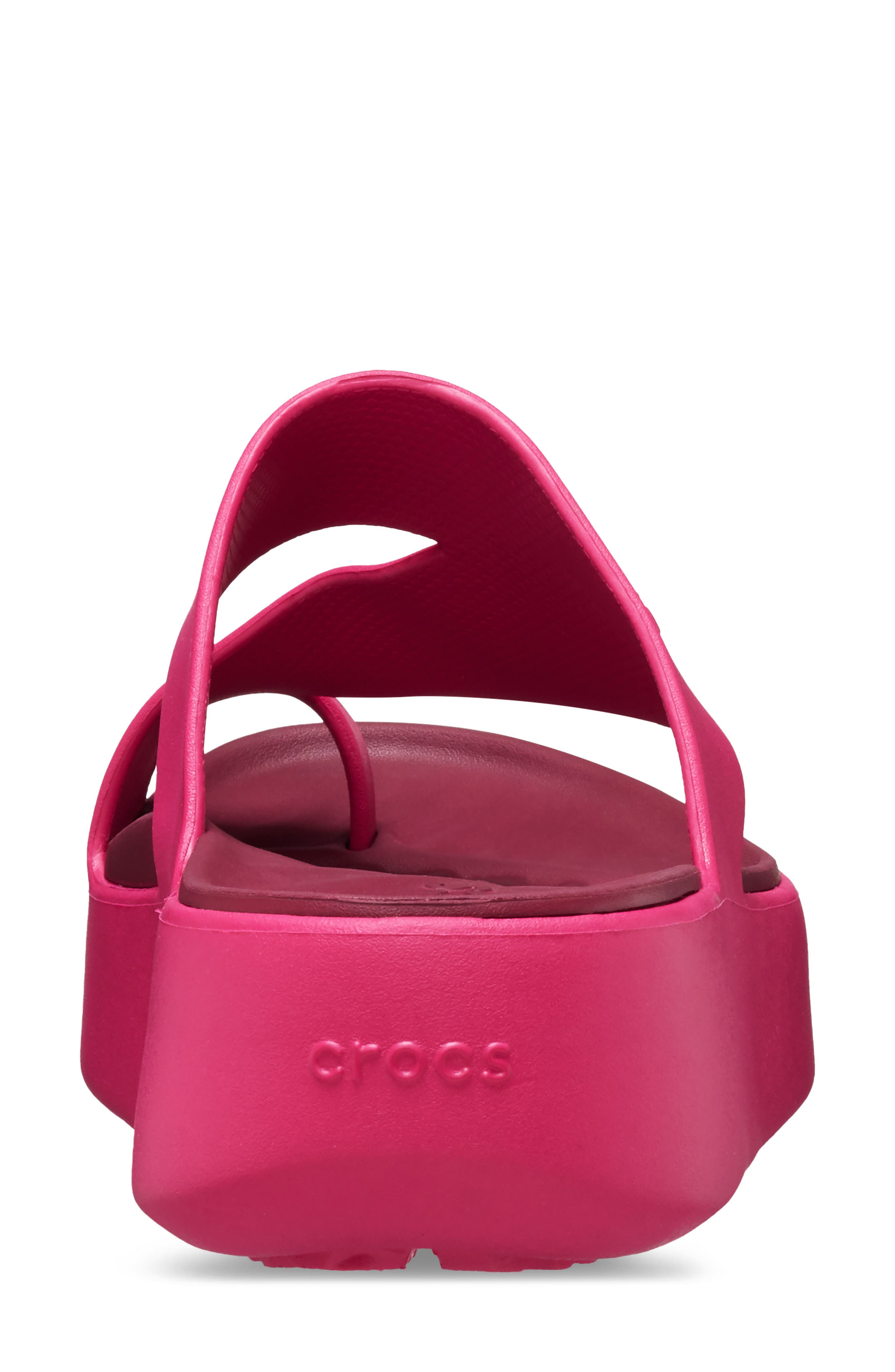 Getaway Toe Loop Waterproof Platform Sandal, Alternate, color, DRAGON FRUIT