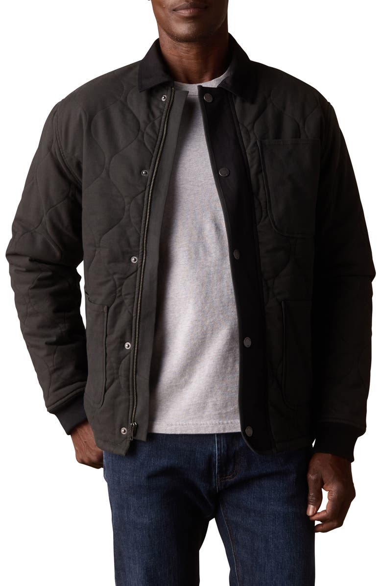 The Normal Brand James Quilted Canvas Liner Jacket, Main, color,