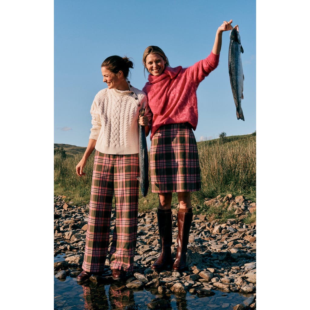 Boden Helen Kilt Skirt In Multi