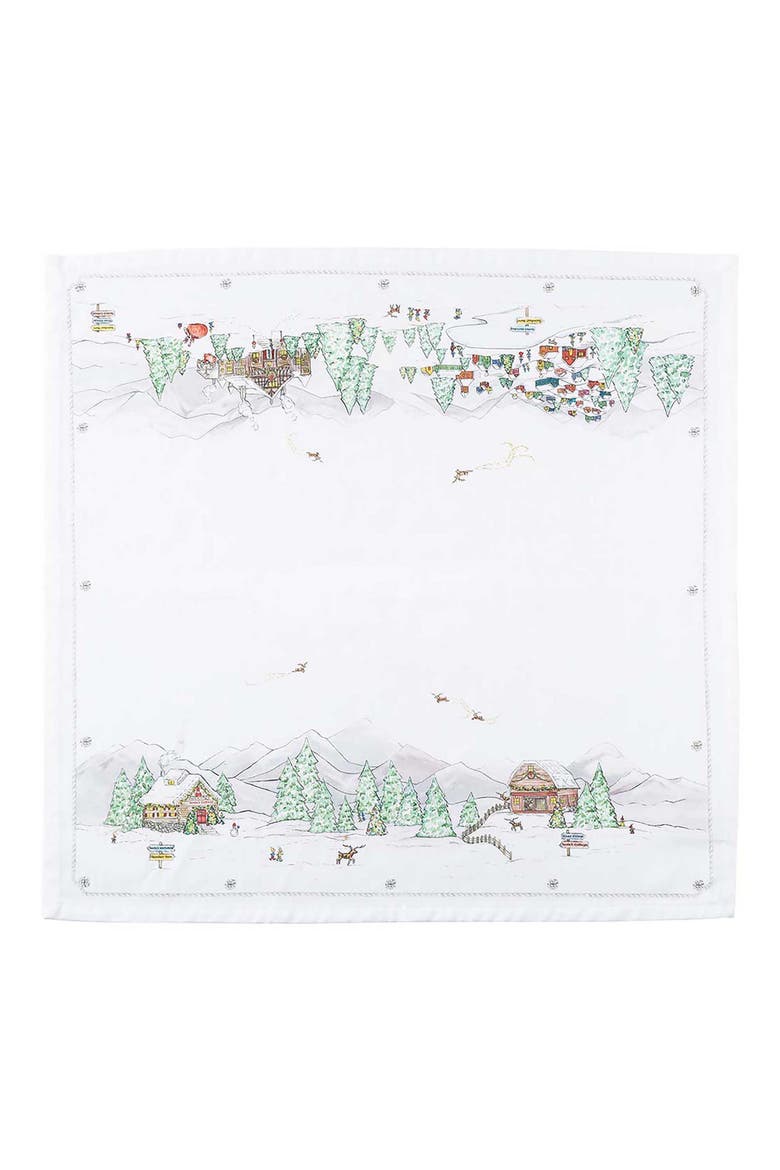 Berry Thread North Pole 4-Piece Napkin Set, Alternate, color, MULTI
